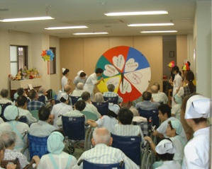 下関　桃崎病院　あじさいイベントを行いました
